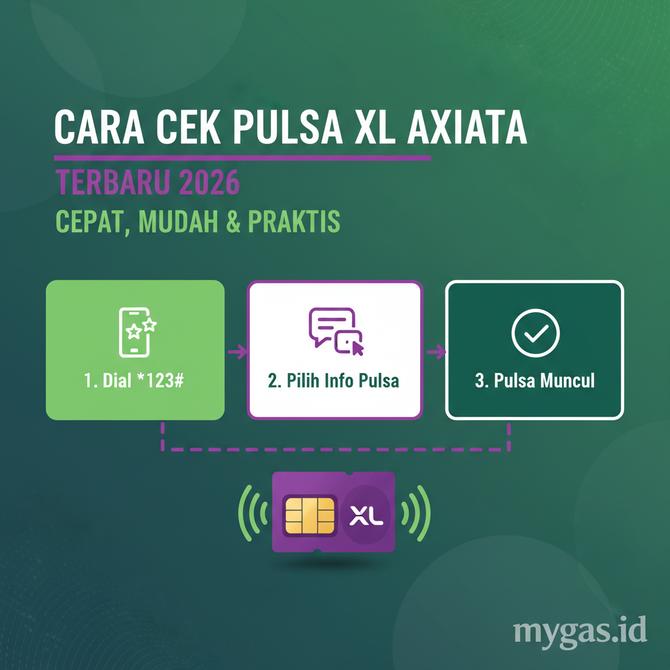 Thumbnail: Cara Cek Pulsa XL Axiata Terbaru 2026 Cepat, Mudah dan Praktis