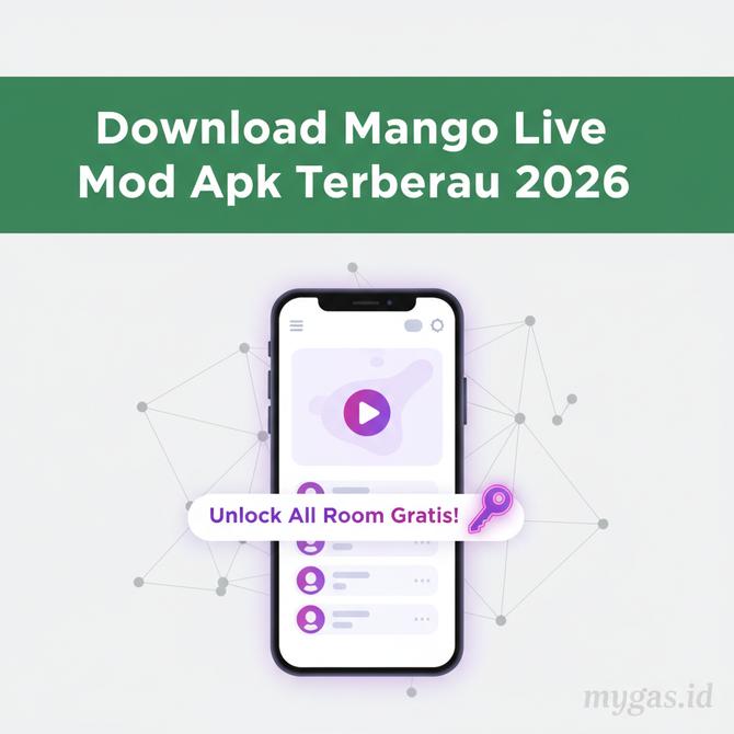 Thumbnail: Download Mango Live Mod Apk Terbaru 2026 Unlock All Room Gratis!