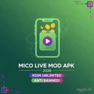 Thumbnail: Download Mico Live Mod Apk 2026 Koin Unlimited dan Anti Banned!