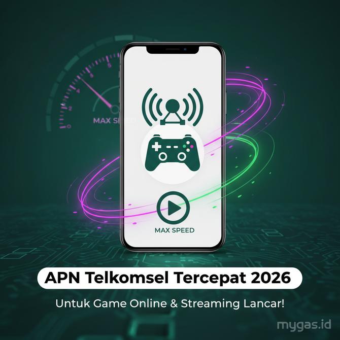Thumbnail: Setting APN Telkomsel Tercepat 2026 Untuk Game Online dan Streaming Lancar!